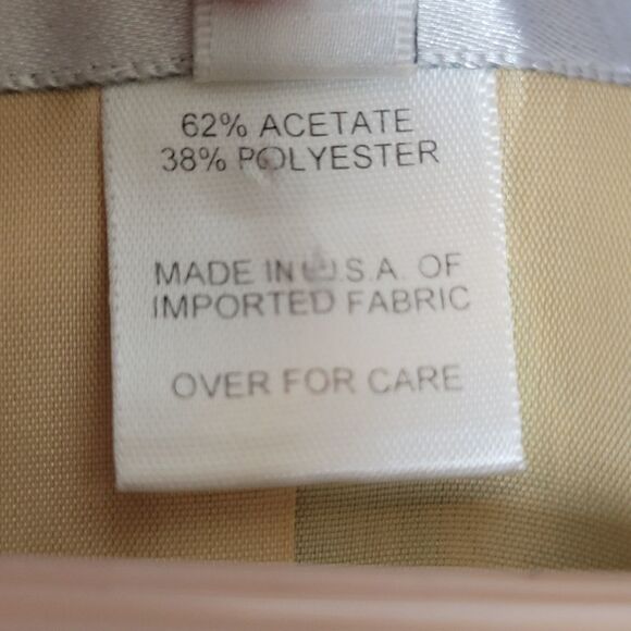 Oscar de la renta luxury texture Metallic Brocade Floral Size 10 - Picture 3 of 5